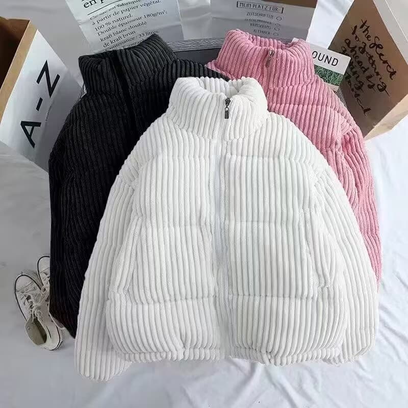 Women's Clothing Loose Cotton Cotton Coat Large Size Lightweight Student Coat Cotton Jacket