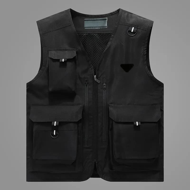 Fashion vest Mens Vests Designer jacket tank top women's men Outdoor camping with multiple pockets High quality Couples
