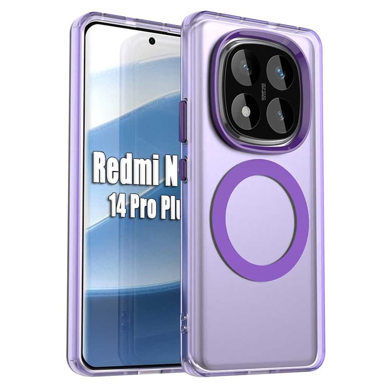 Armor Matte Case Xiaomi Note 14 Pro Plus Magnetic Cases For Redmi 14C 13C 13 Phone Accessories