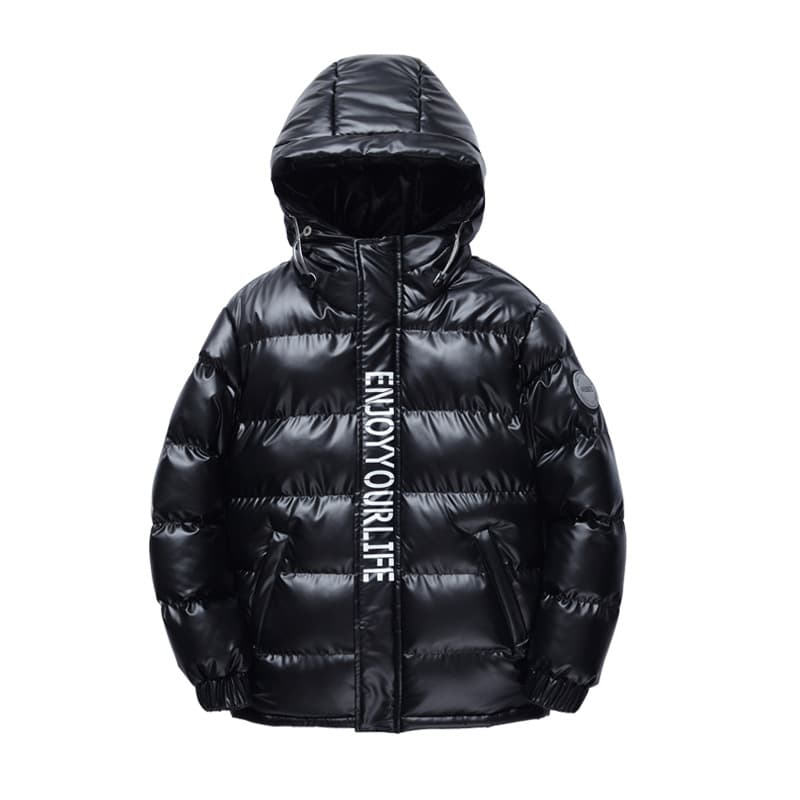 Kids'clothing Bright-faced children's thick warm hooded quilted jacket Zhong Da Children's quilted jacket Fashion brand