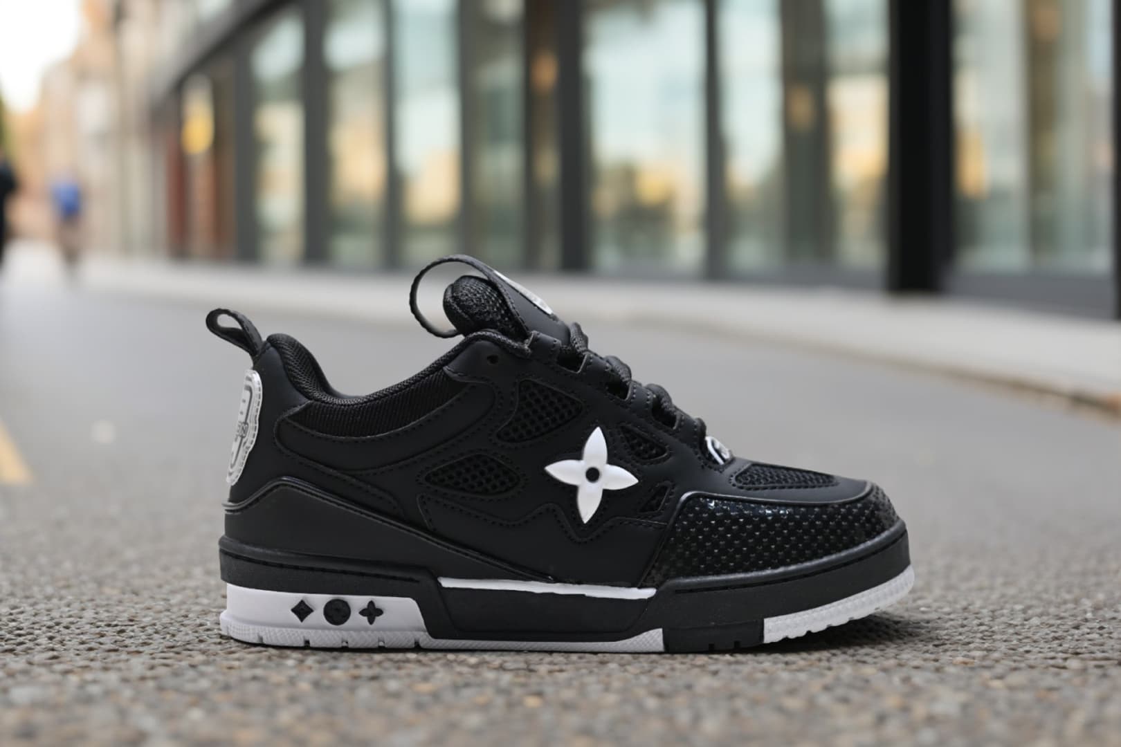 Chaussures de skate LOUIS VUITTON pour hommes et femmes, chaussures décontractées, chaussures de course