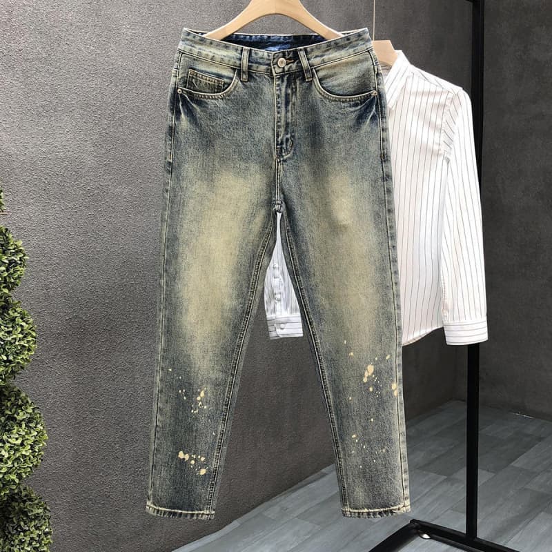 Men's Spring And Summer Loose Straight Pants