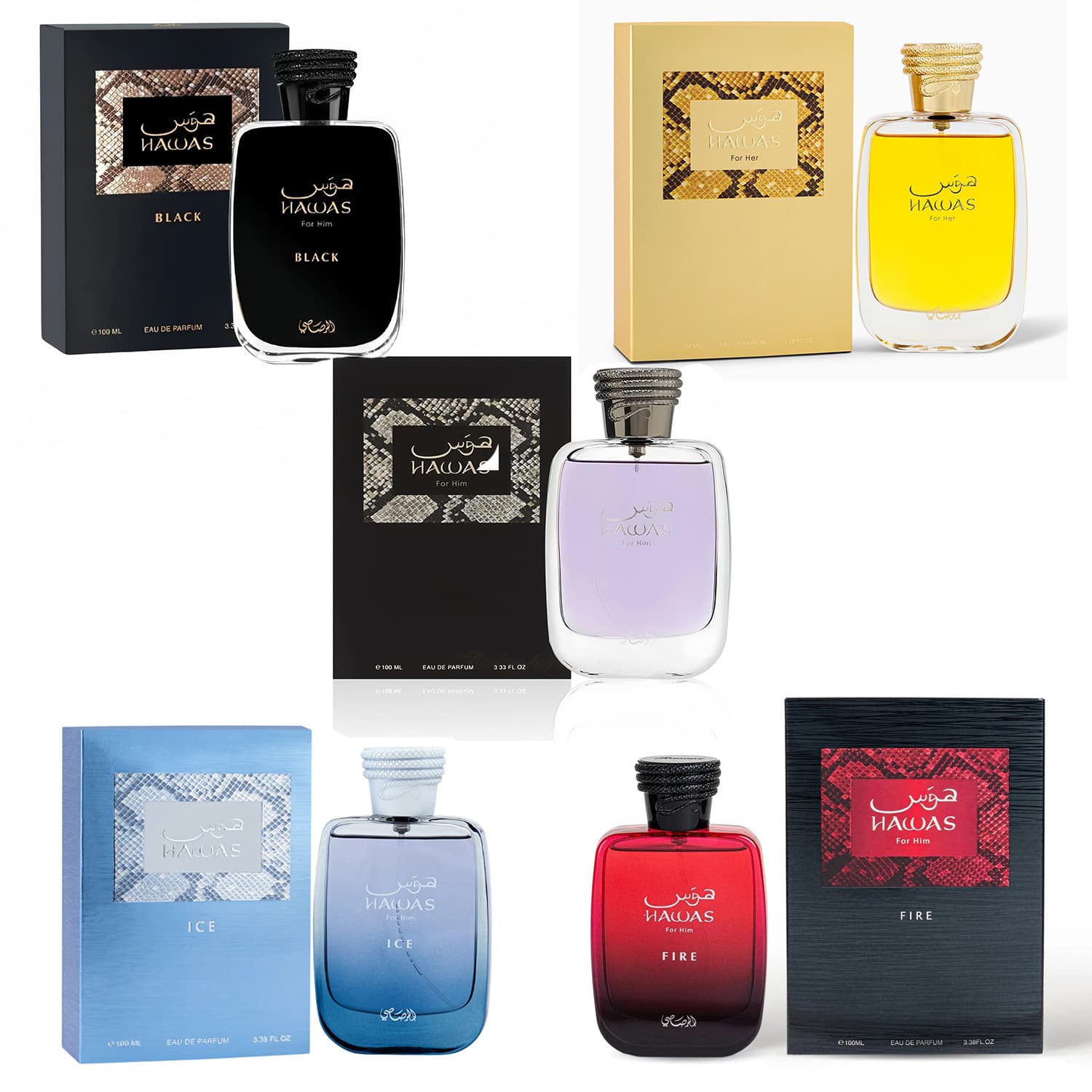 In Stock Hawas For Him By Eau De Parfum Harawi Water Rasasi Perfume