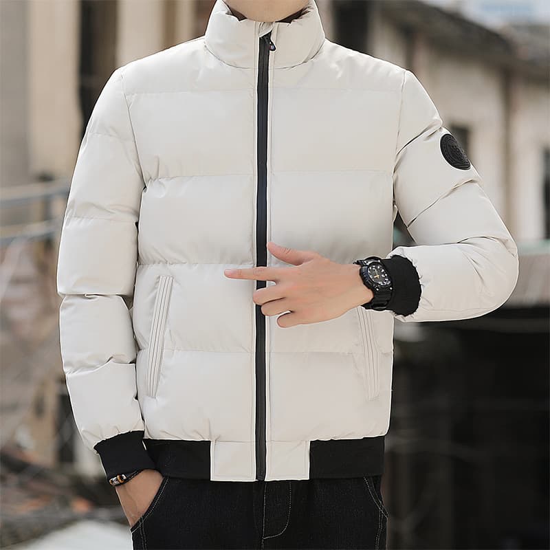 Teenage Clothing head cotton jacket cotton coat casual cotton jacket men's cotton jacket stand collar coat