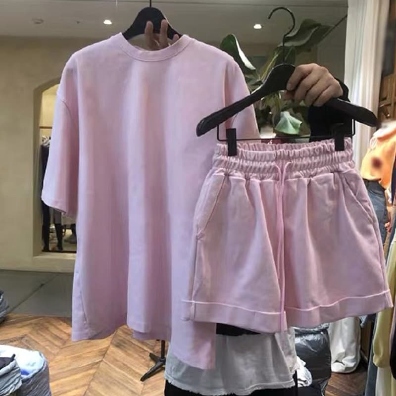 Sports Suit For Women New Korean Dongdaemun Women's Fashionable Casual Western Style Small Fragrance Two Piece Set