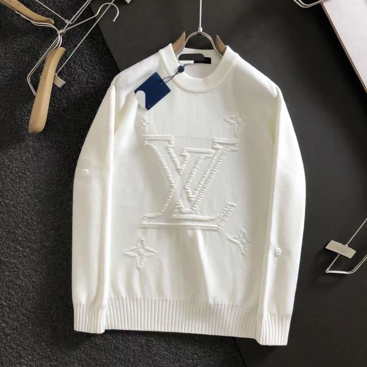 Pull à col haut pour femme, décontracté, à la mode, en fil, pour Couple, haut et bas, nouvelle marque, hiver 2023