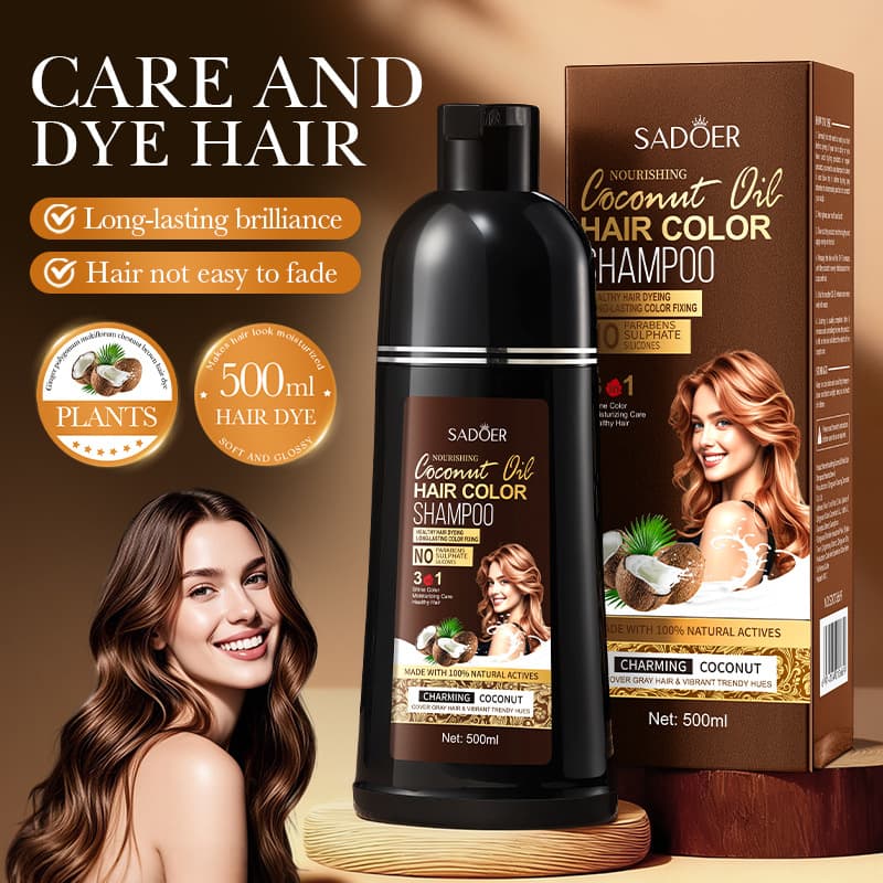 Moisturizing Coconut Oil 500ml Clean Hair Color Shampoo Skin Care Products