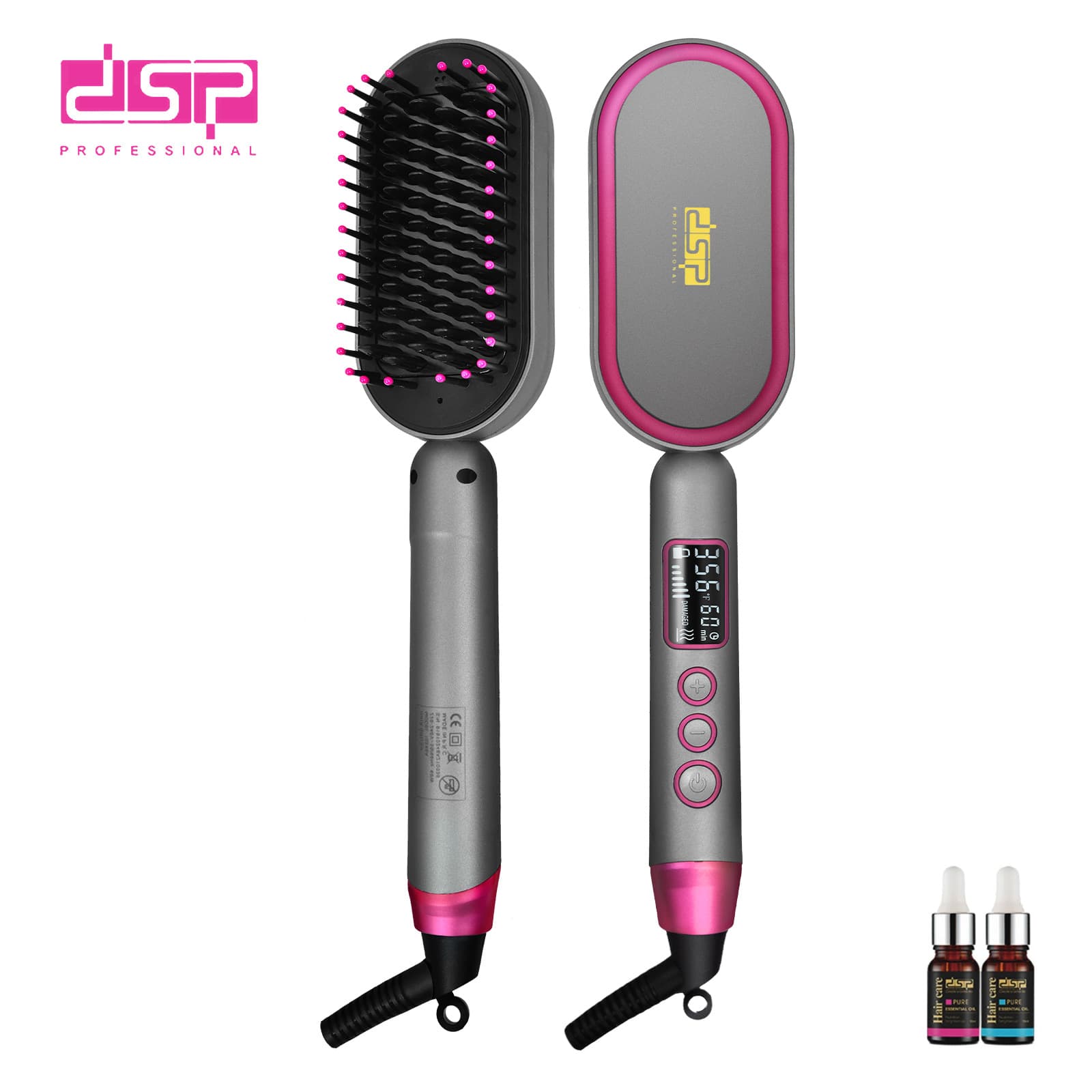 DSP Dansong Straight Hair Comb, Curling Rod Clip, Anti scalding, Non damaging Hair Fluffy, Bang Curl Dual purpose Magic Tool