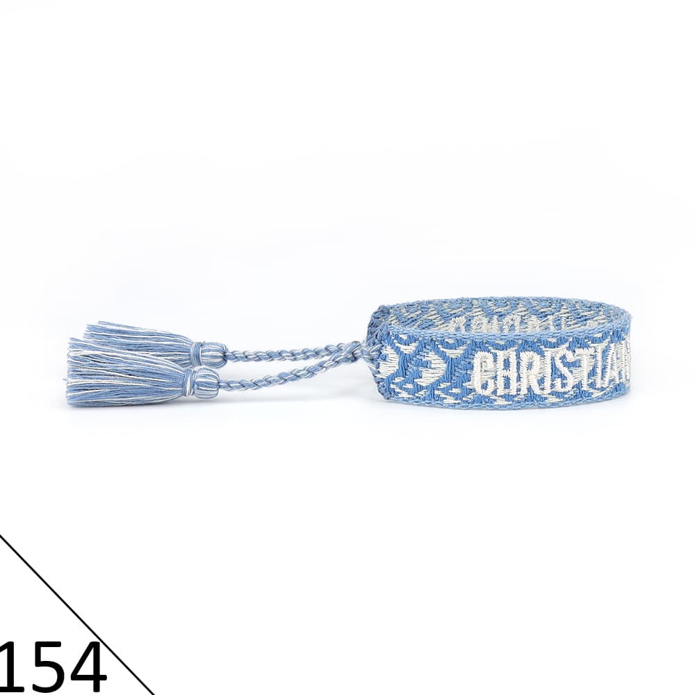 Bracelet unisexe tendance avec lettres tressées