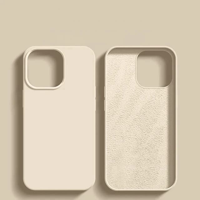 Nouvelle coque de téléphone en silicone liquide pour iPhone 13 14 11 12 Pro Max 15 Plus, coque antichoc souple