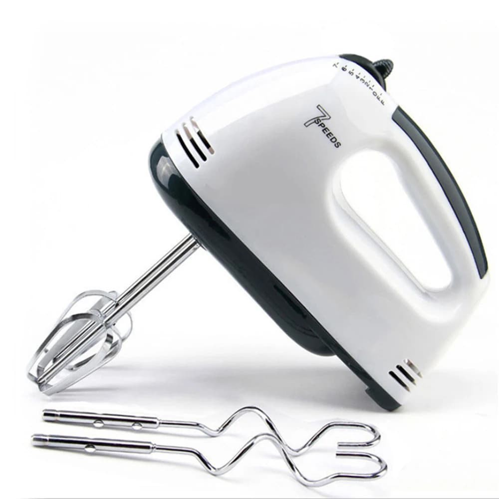 100W 7 Speeds Control Hand Mini Mixer Food Blender Multifunctional Food Processor Kitchen Mini Electric Manual Cooking Tools