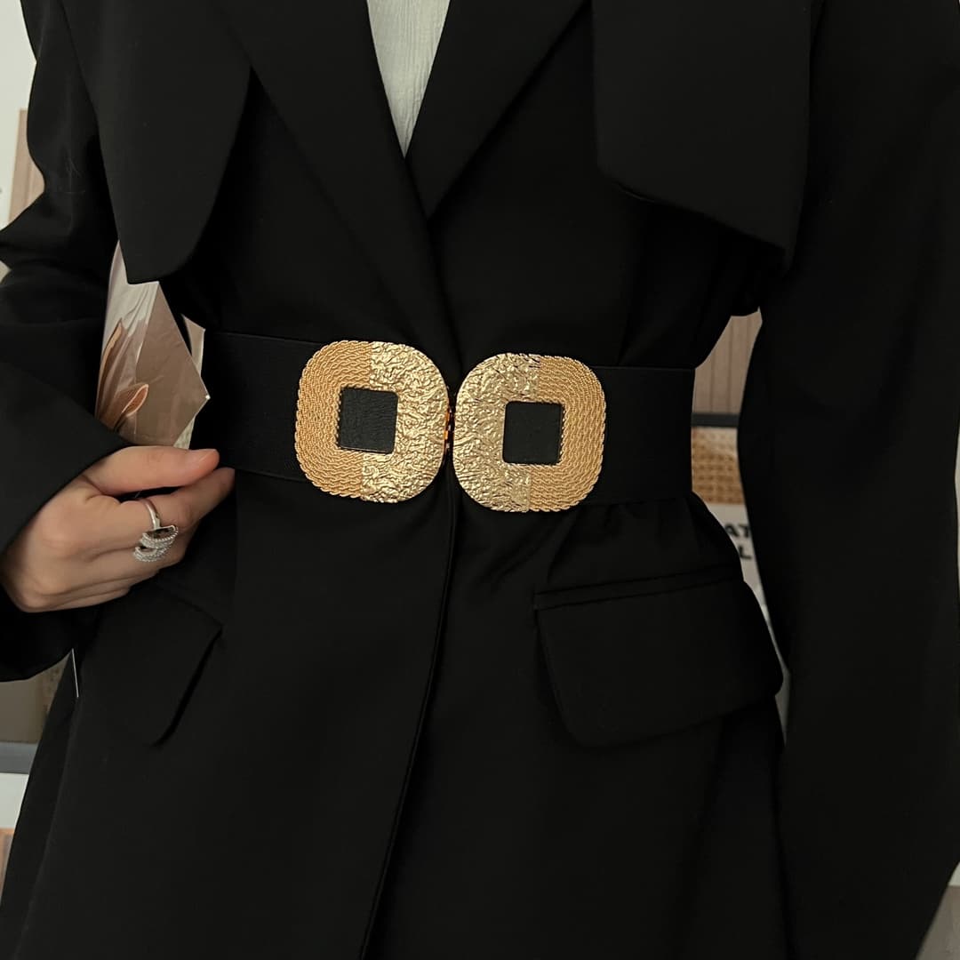 2023 New Hot Selling Belt for Women Elastic Elastic Elastic Wide Waistband Decoration Suit Overlay Dress Fashion Personalized Belt