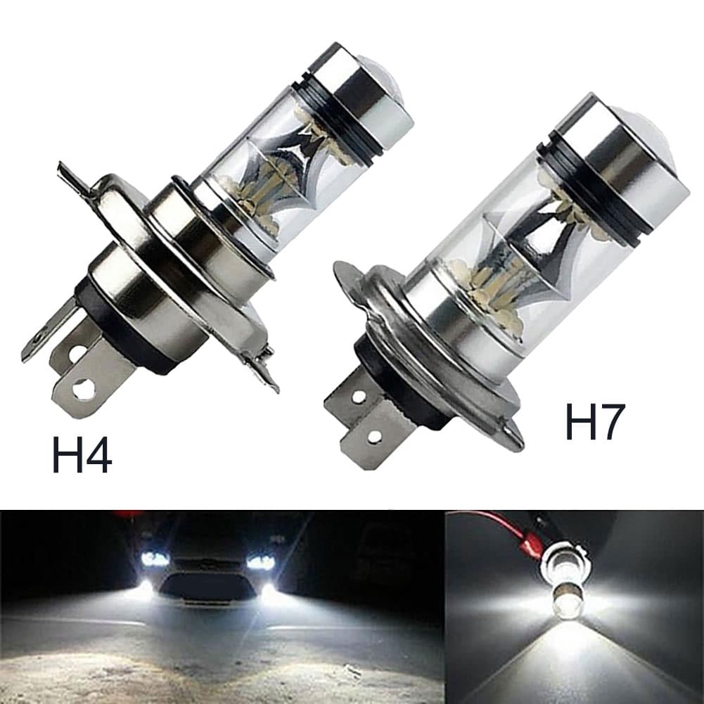 Fuzhongfu Car Light Bright Strong Penetrability Aluminum Alloy 12V Halogen Bulb Driving Headlight Vehicle Supplies