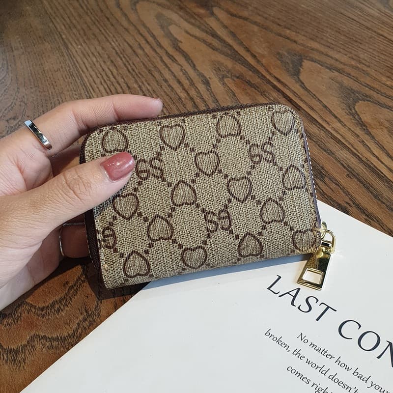 Women's Bags Card Holder Women's Accordion Multi Card Slots Large Capacity Ladies Small ID Card Holder Zipper Card Holder