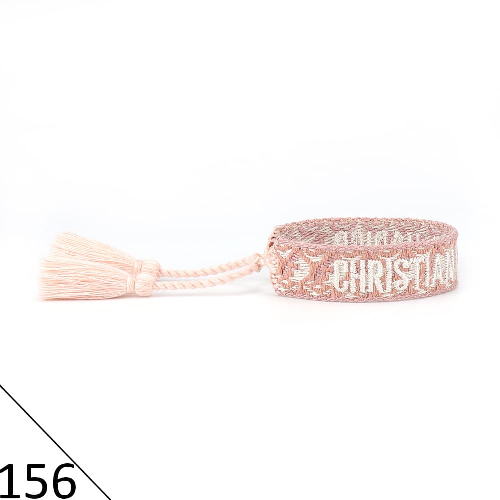 Bracelet unisexe tendance avec lettres tressées