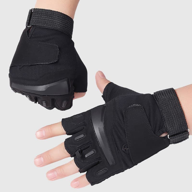 Tactical gloves Sports gloves men's fitness special forces tactical half finger gloves students cycling breathable gloves fingerless