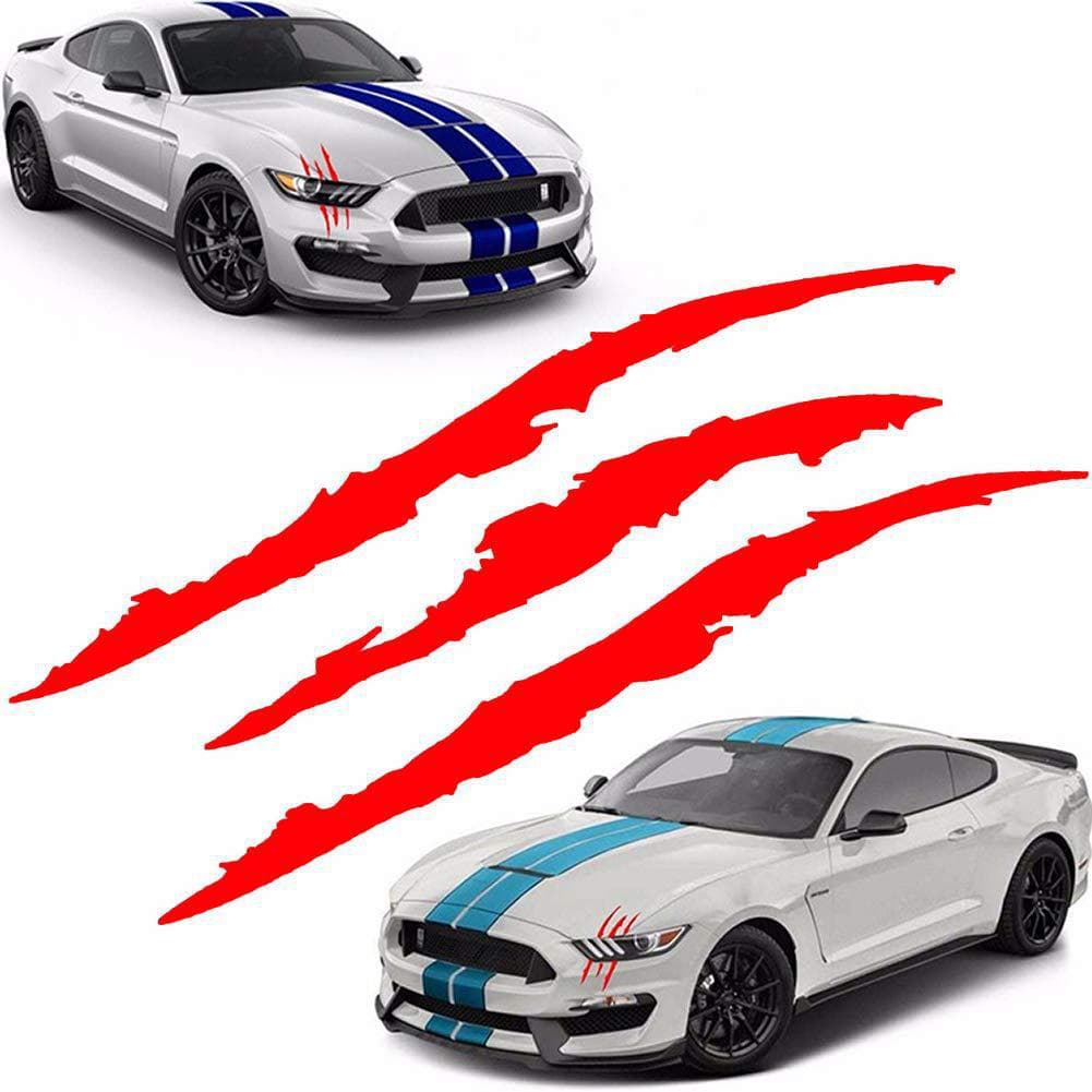 Ghost Car Headlight Decoration Claw Hood Lamp Eyebrow Sticker