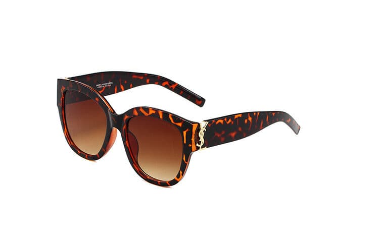 Nouvelles lunettes de soleil haut de gamme, monture large, style œil de chat, protection solaire, tendance.