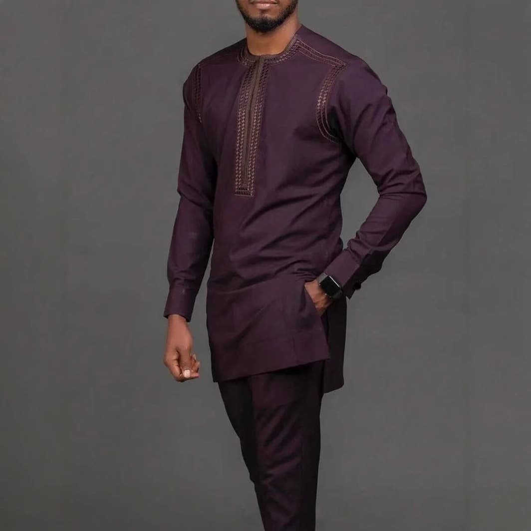 Men's Clothing Men's Fashion Spring and Autumn Long Sleeve Suit