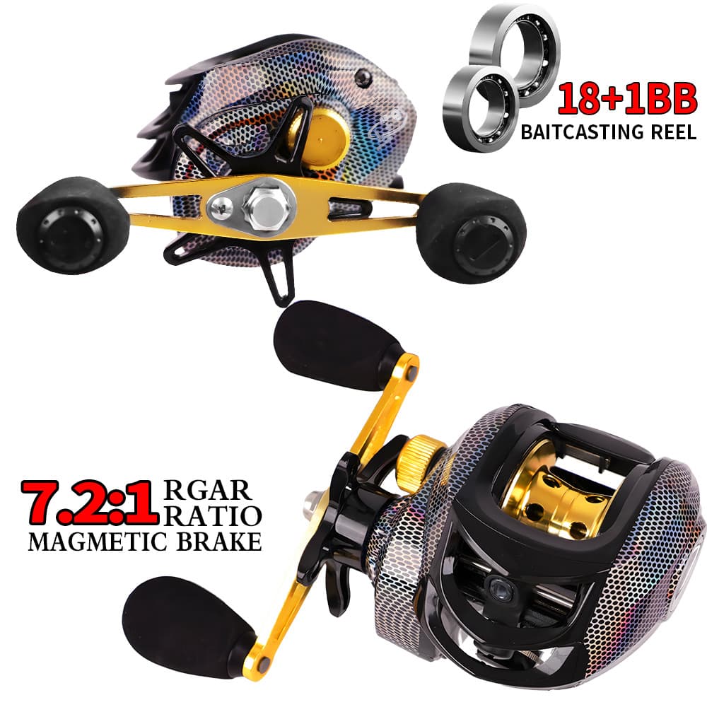 Fishing Tools Long Distance Fishing Reel, Sea Fishing Road Sub Rock Fishing Anti Explosion Line Fishing Reel, Metal Black Lure Water Drop Reel