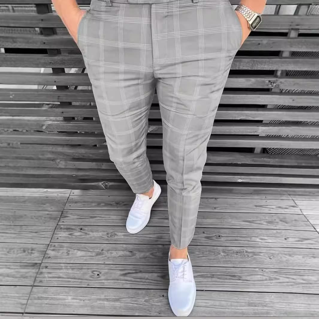 Casual Pants Men's Trousers Loose Suit Pants Light Business Suit Pants Spring And Autumn Trousers