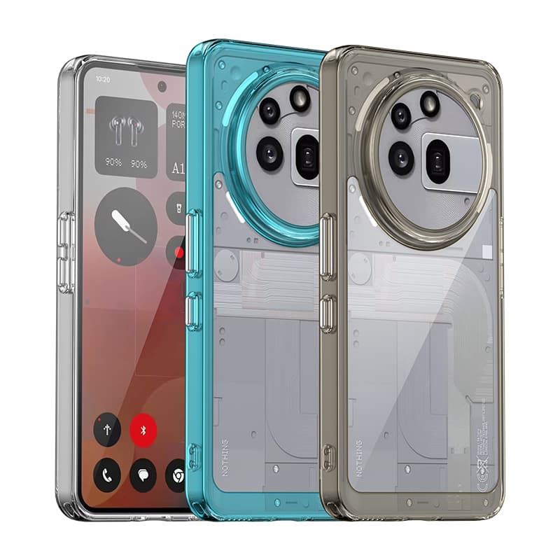 New Transparent Colorful TPU Case For Nothing Phone 3A Pro Protective Cover Clear Coque Shell Fundas