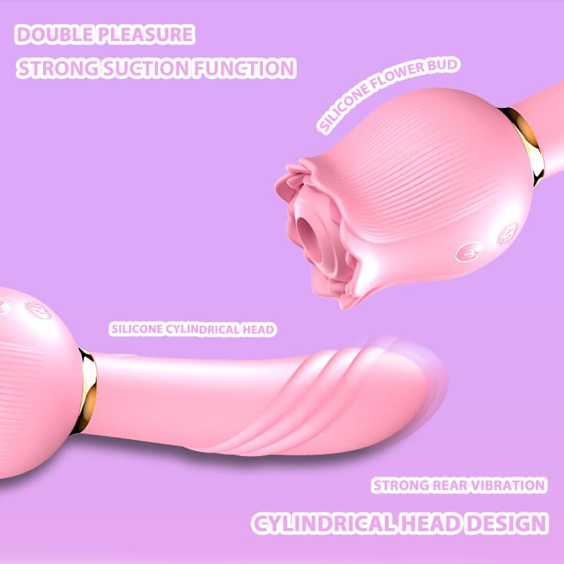 Rose sucking vibrating AV stick simulation vibrator masturbator adult sex toys