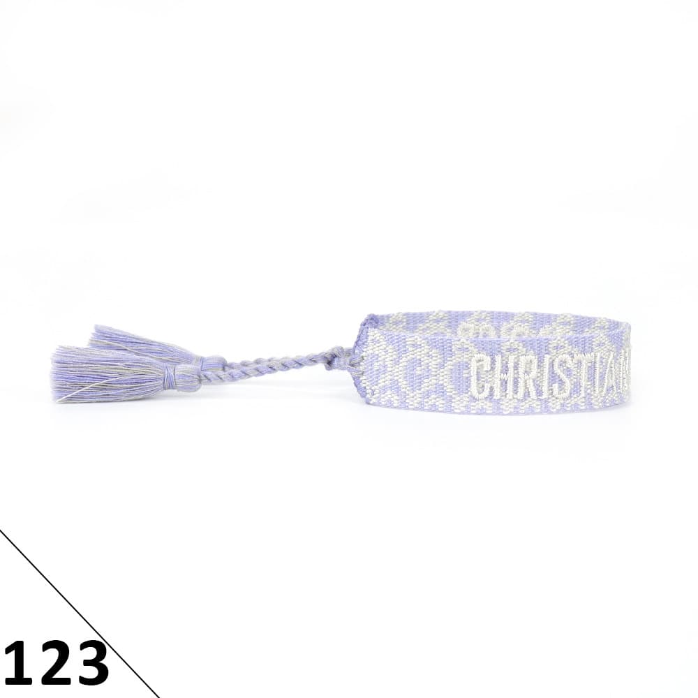 Bracelet unisexe tendance avec lettres tressées