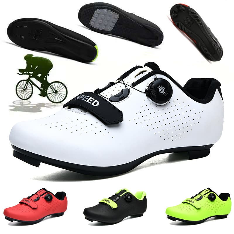 New Road Bicycle Shoelace Lock Road Bicycle Cycling Shoes Hard Soled Mountain Shoes Racing Sports Shoes