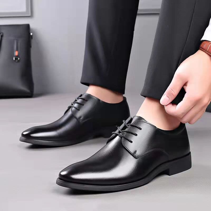 Spring And Autumn British Casual Business Dress Shoes Men's Shoes Inner Height Increase Shoes Wholesale Shoes Casual Shoes Suit