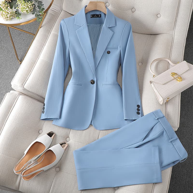 Women's Clothing long sleeved professional suits and trousers formal suits for interview sales work clothes