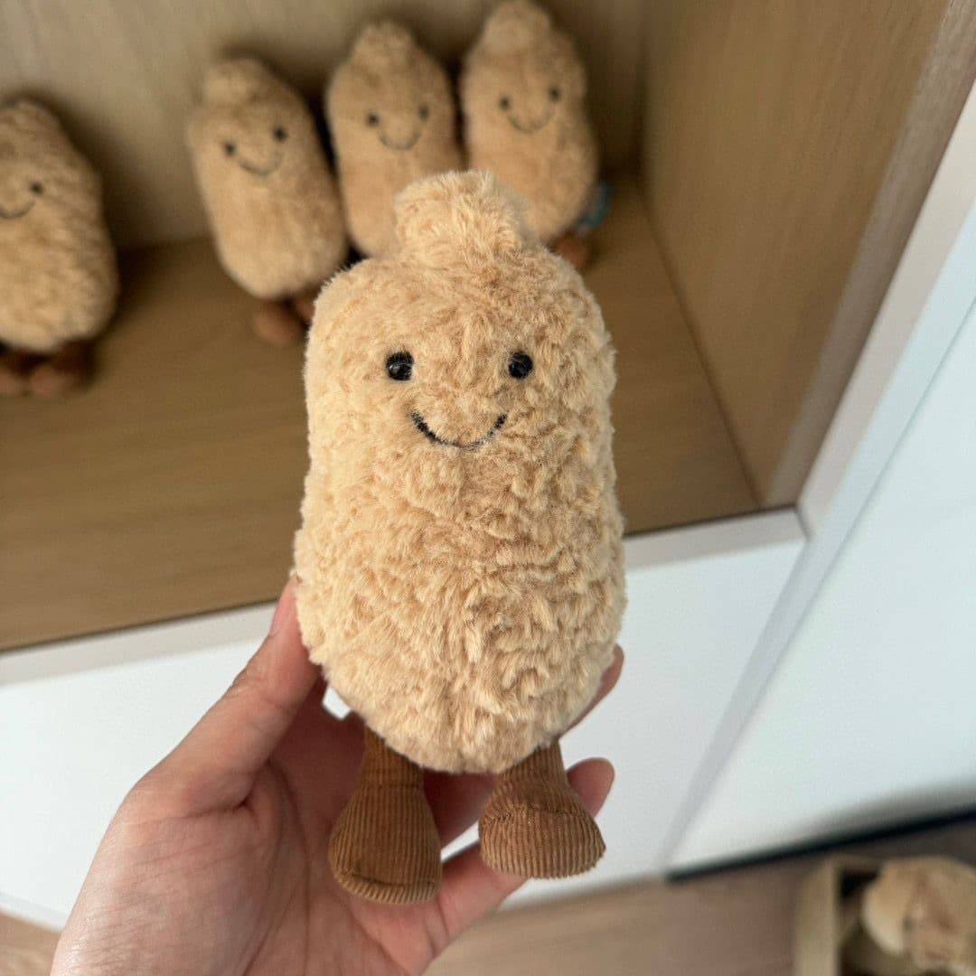 Stuffed Plush Animals Doll small peanut doll pendant strawberry orange bag doll accessories plush toy super soft