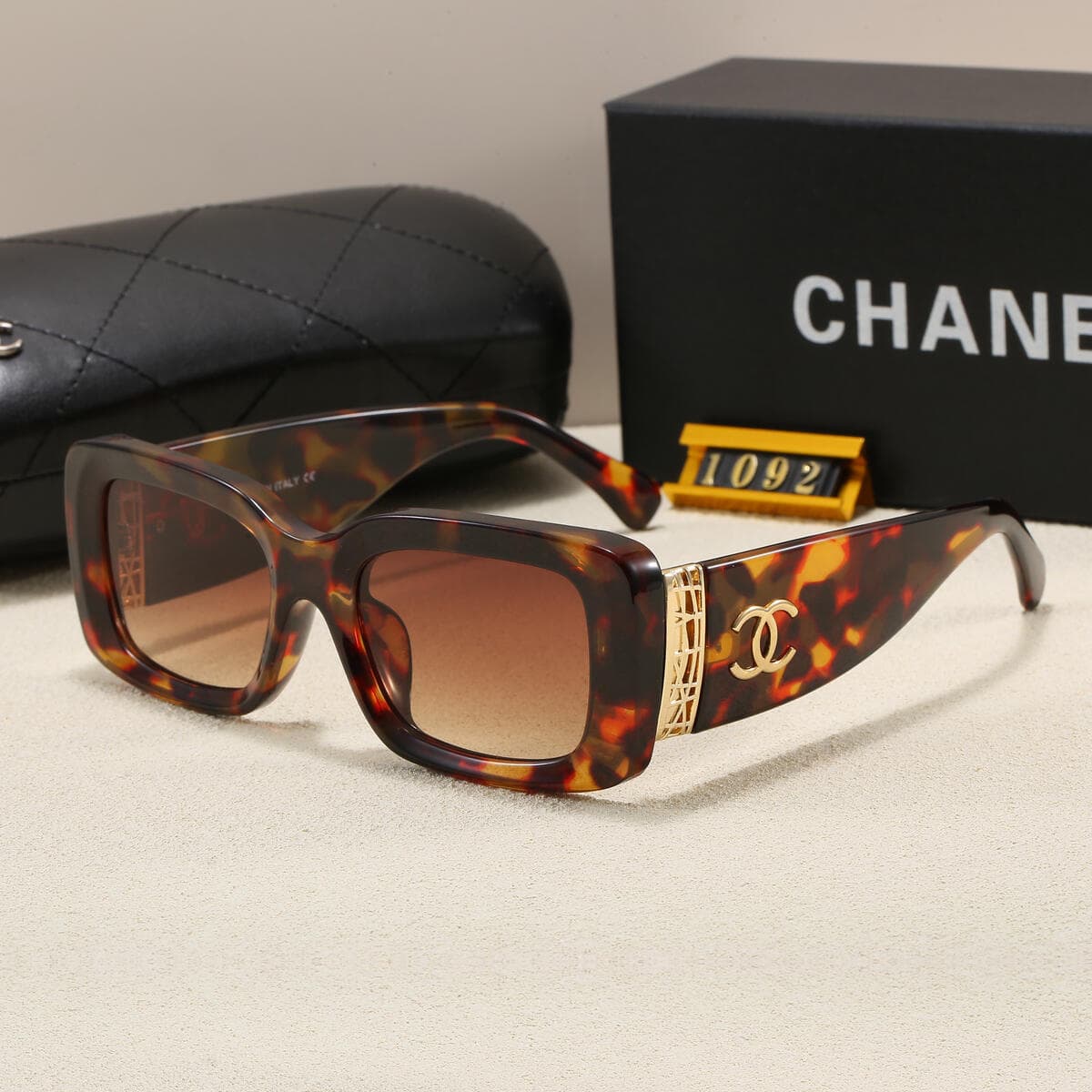Lunettes de soleil C Hanel, nouvelles lunettes de soleil tendance, lunettes de soleil décontractées pour couples, résistantes aux rayons UV et aux