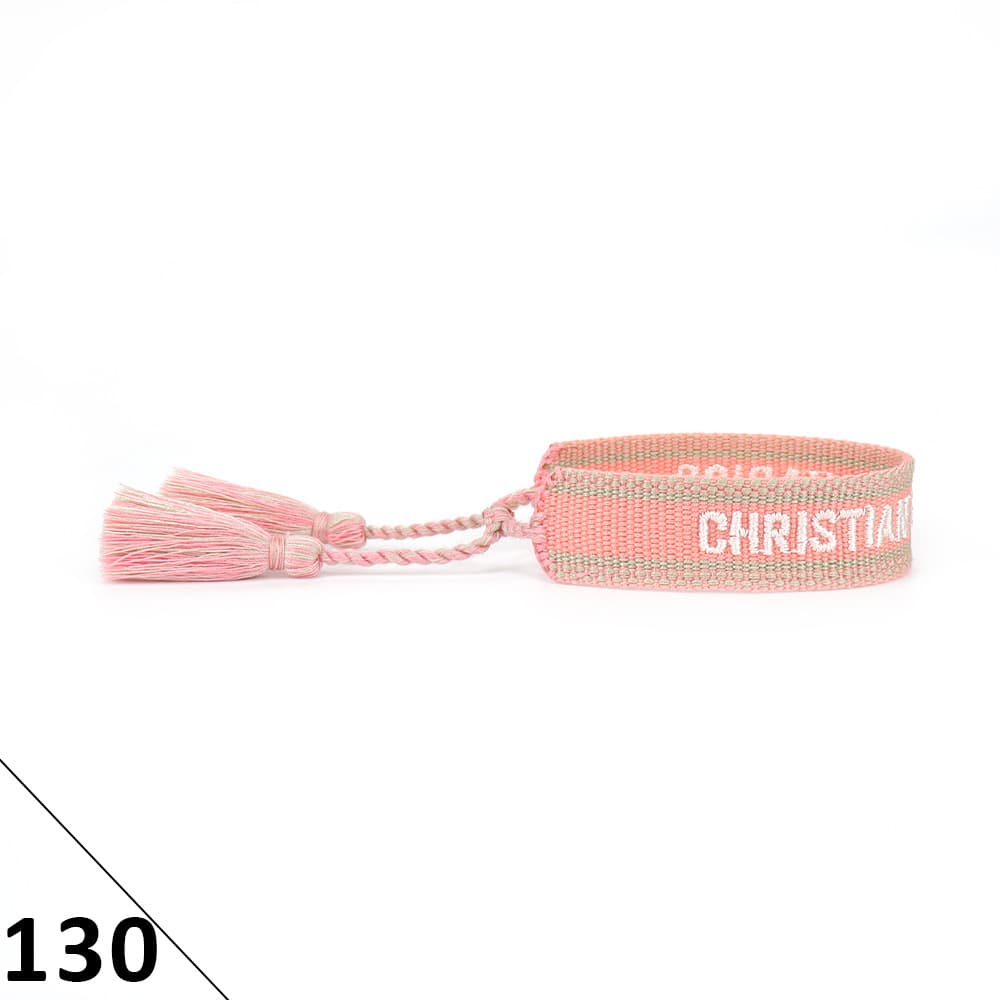 Bracelet unisexe tendance avec lettres tressées