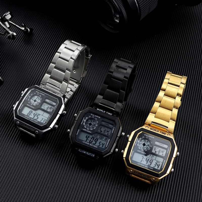 Multi-Functional Outdoor Sports Watch Waterproof Military Camouflage New For Men