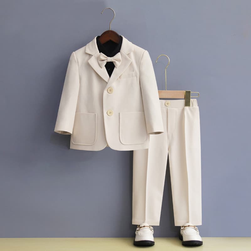 Mother & Kids Children's Casual Suits Flower Girl Wedding Suits Baby's First Birthday Suits Performance Clothes