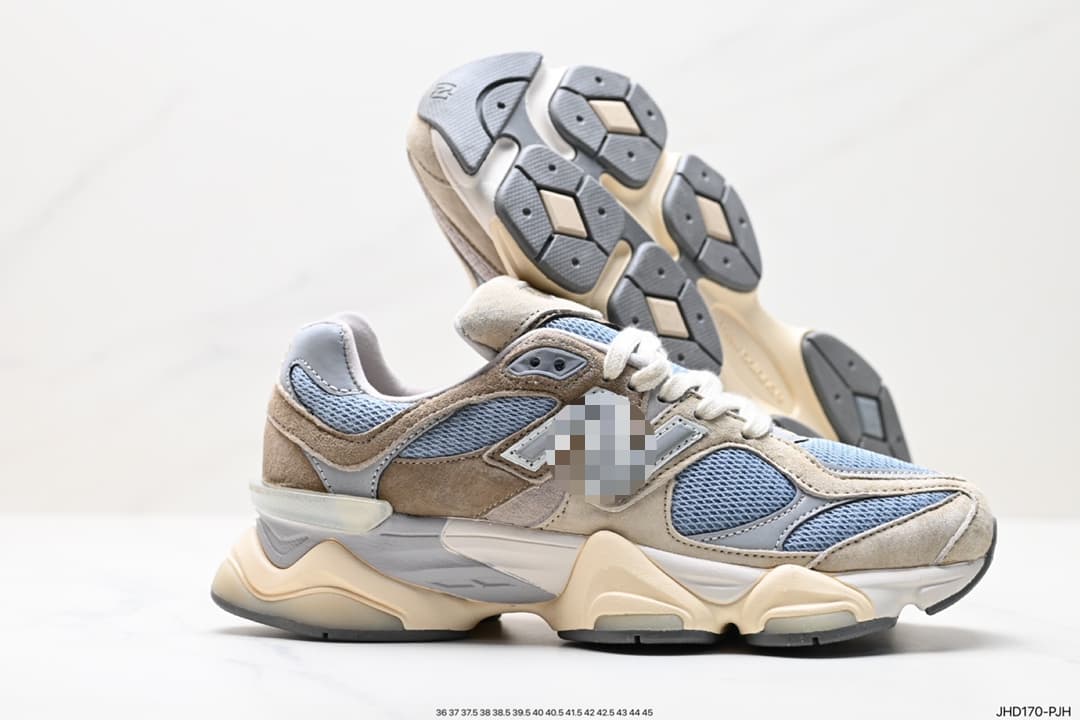 Les chaussures unisexes décontractées et tendance 9060 présentent un design à lacets bas, souple et confortable, à la fois moderne et polyvalent