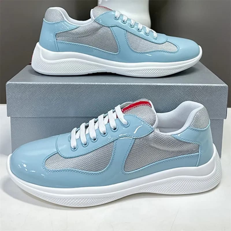 Chaussures de course à bout rond pour femmes, en cuir véritable de haute qualité, confortables, en cuir verni, commerce transfrontalier internatio