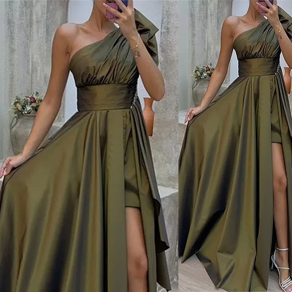 Women's fashion floral V-neck sexy ruffled patchwork irregular dress