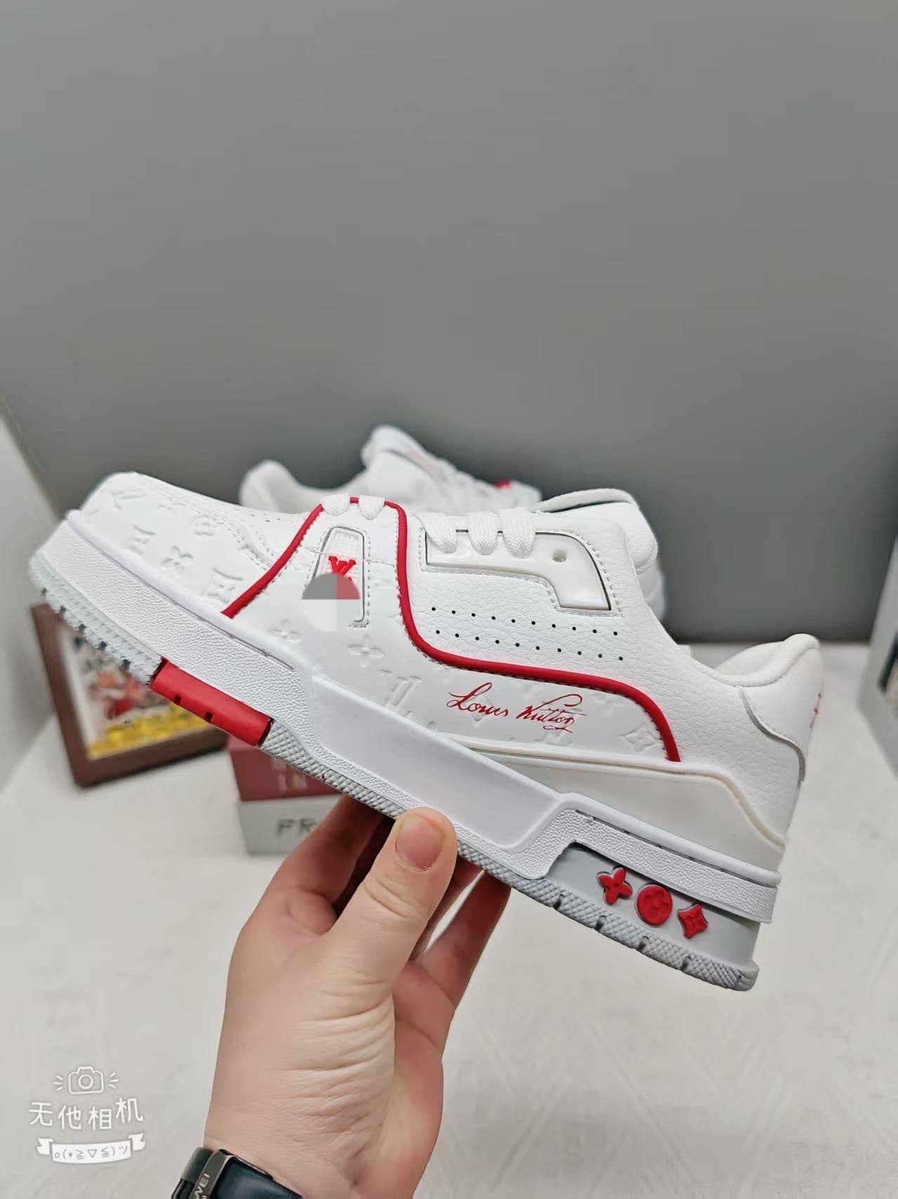 Sac Automne/Hiver Whaleup 2025 Nouveau modèle tendance imprimé unisexe Ins Niche Couple Décontracté Mode Baskets Chaussures de luxe légères T