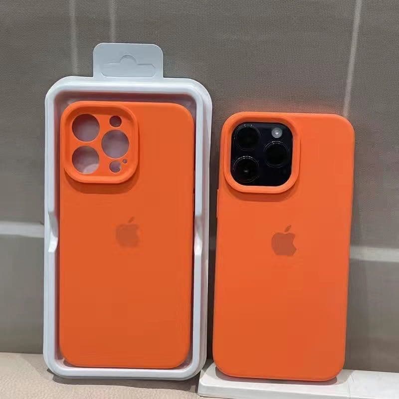 Coque en silicone solide pour iPhone 15 Pro Max, couleur liquide, avec étiquette 14 Pro, 13 Premium, 12 (pack complet)