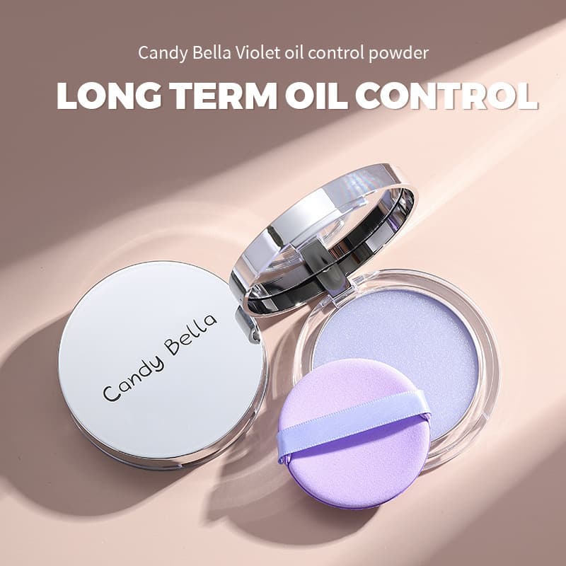Blue Sky Cloud Oil control Powder Free Powder frozen Lavender Purple powder transparent explosive