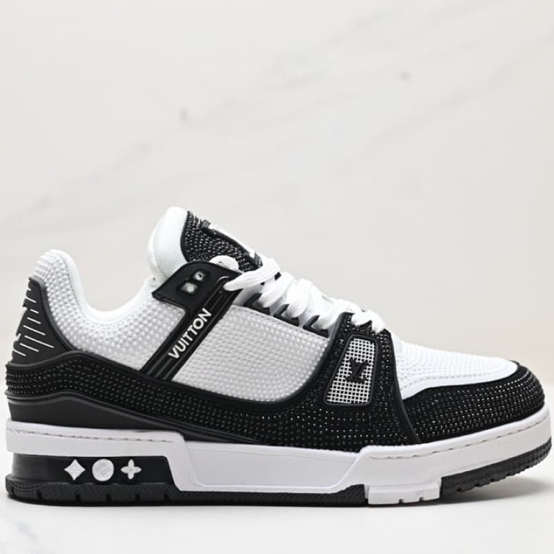 Baskets montantes Lujia, chaussures de sport tendance à imprimé diamant, style couple, tendance et polyvalentes, pour hommes