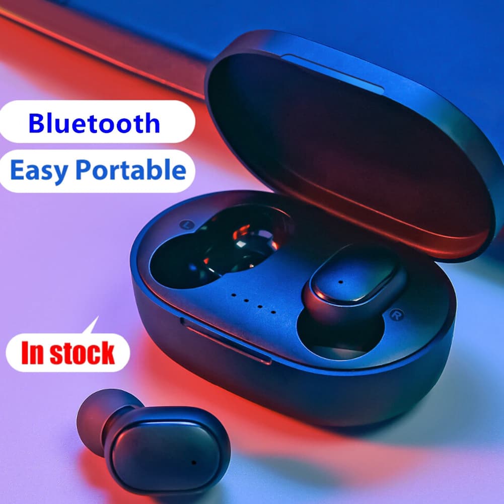 A6S Portable Wireless Bluetooth-compatible Earphones Bass Stereo Earbuds For Android IPhone
