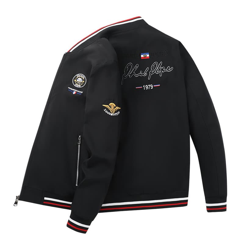 Veste brodée pour hommes, nouvelle marque tendance, printemps et automne 2023