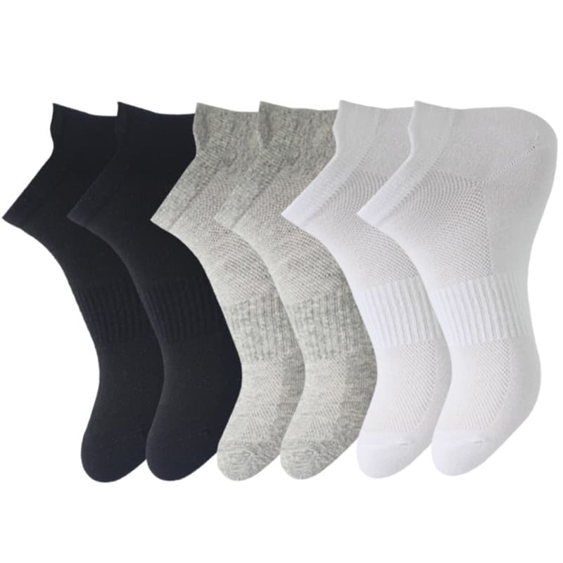 Plus-size sport socks men's thin mesh boat socks plus-length men's socks cotton socks