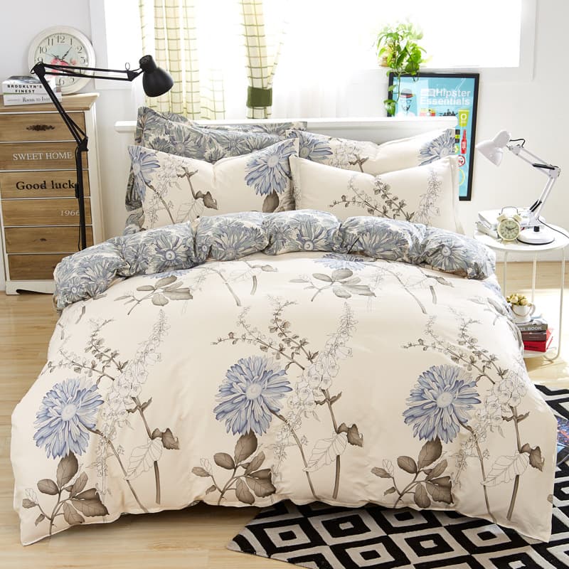 Soft Material Quilt Cover Duvet Cover Three Piece Bedding Set Queen United States Bedding K Size