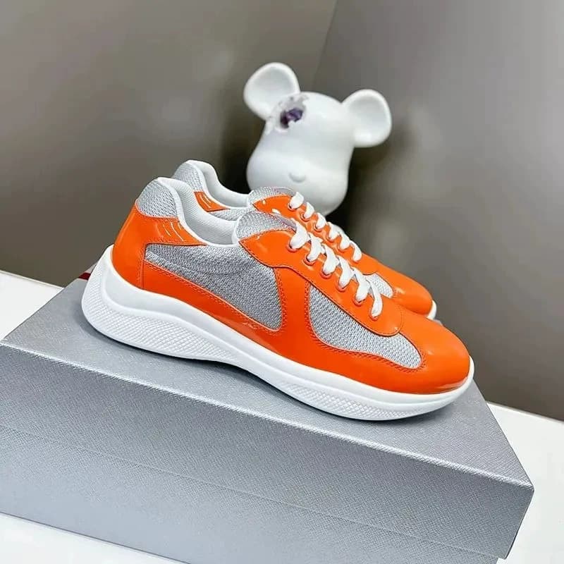 Chaussures de course polyvalentes à bout rond, en cuir véritable, semelle plate, de marque Guangzhou P, en stock, pour le commerce extérieur, mod