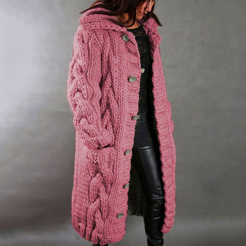 Women's New Cardigan Large Size Sweater Coat Fashion