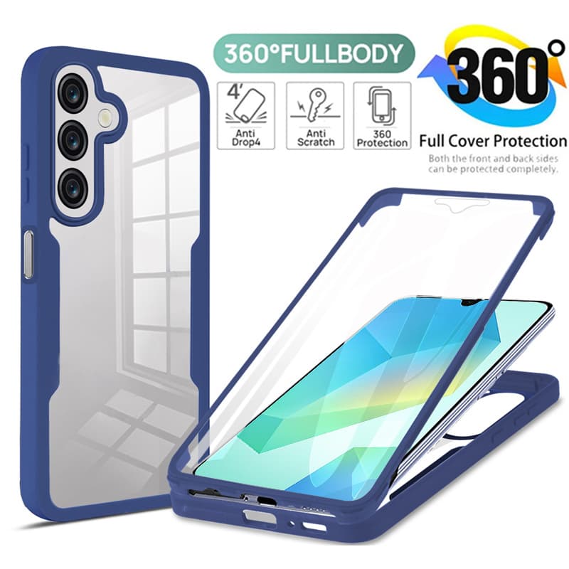 360 Full Body Protection Case A16 A26 A36 A56 Screen Protector Phone Cases For Samsung Galaxy S25 Ultra Cover